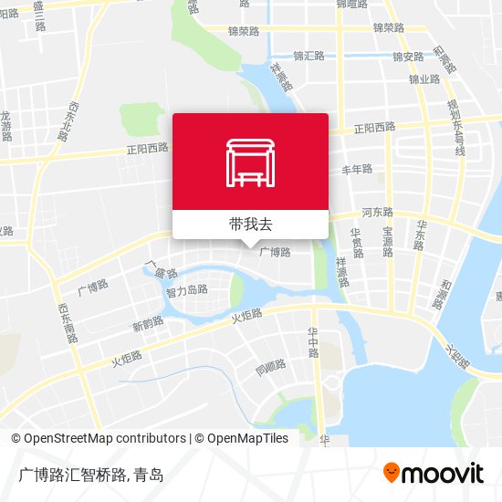 广博路汇智桥路地图