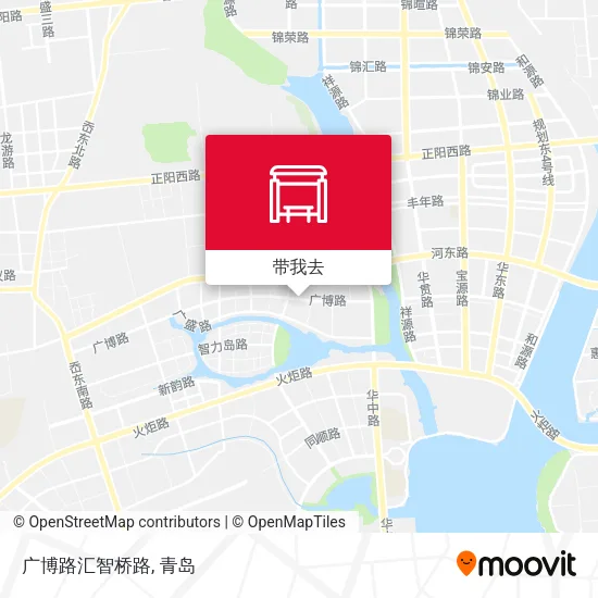 广博路汇智桥路地图
