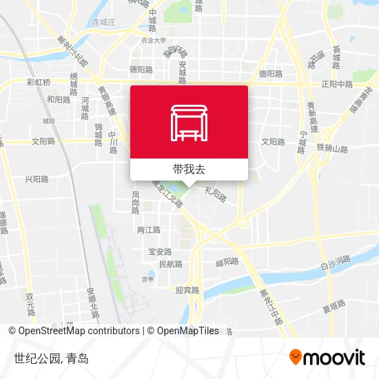 世纪公园地图