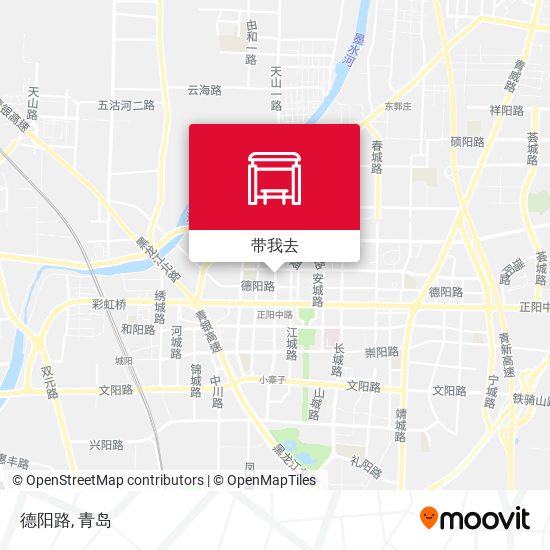 德阳路地图
