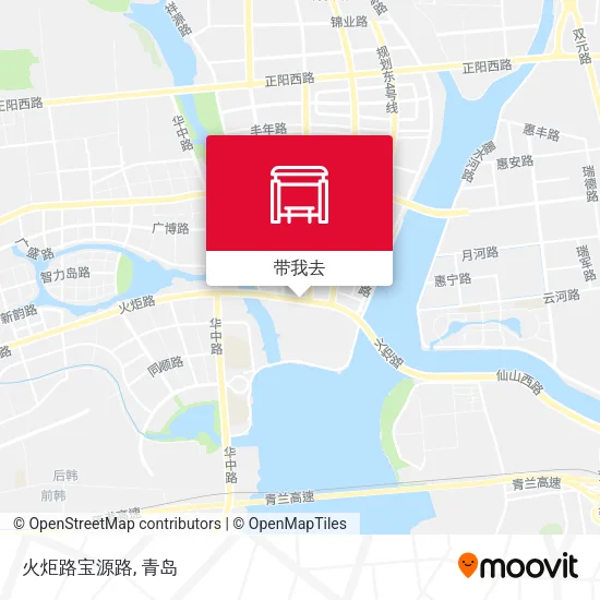 火炬路宝源路地图