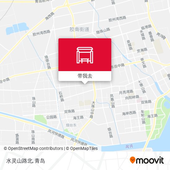 水灵山路北地图