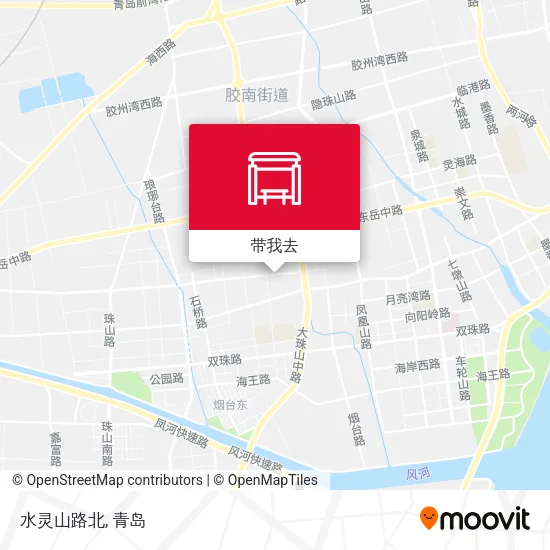 水灵山路北地图