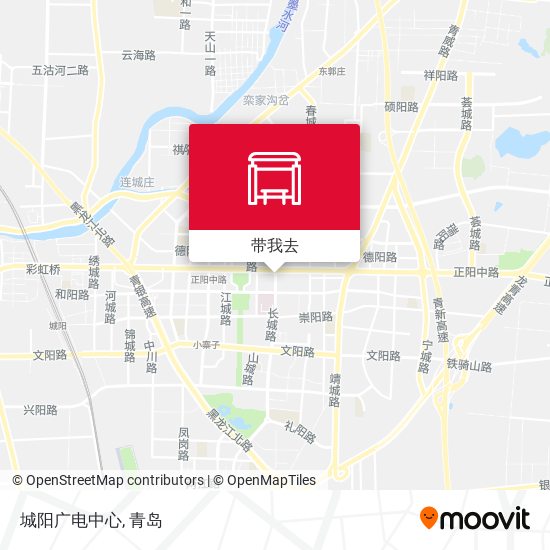 城阳广电中心地图