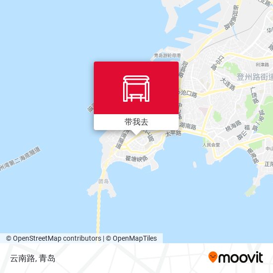 云南路地图