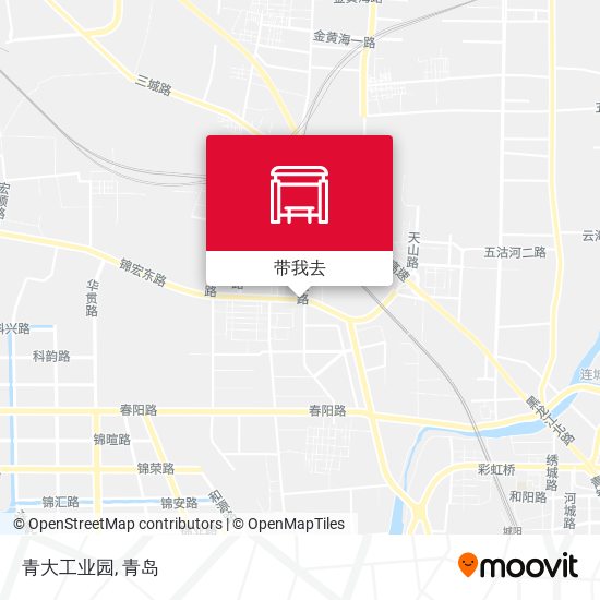 青大工业园地图