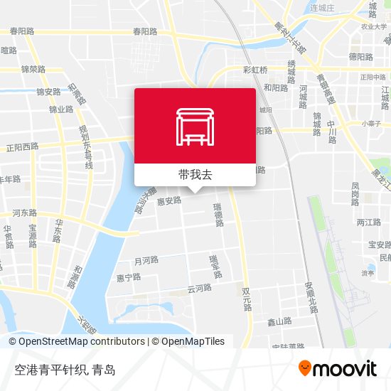 空港青平针织地图