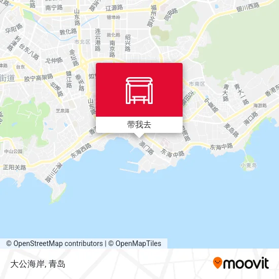 大公海岸地图