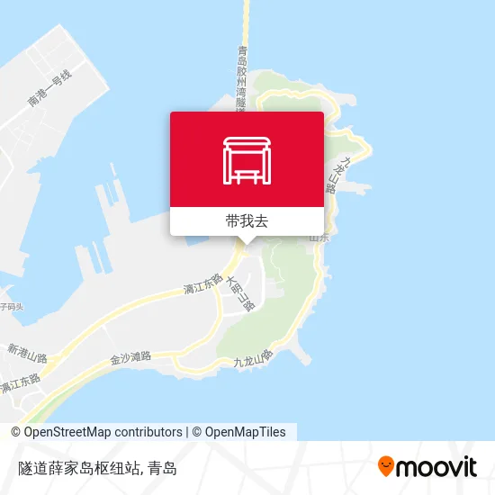 隧道薛家岛枢纽站地图