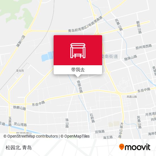 松园北地图