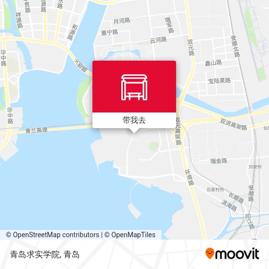 青岛求实学院地图