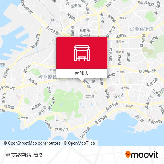 延安路南站地图
