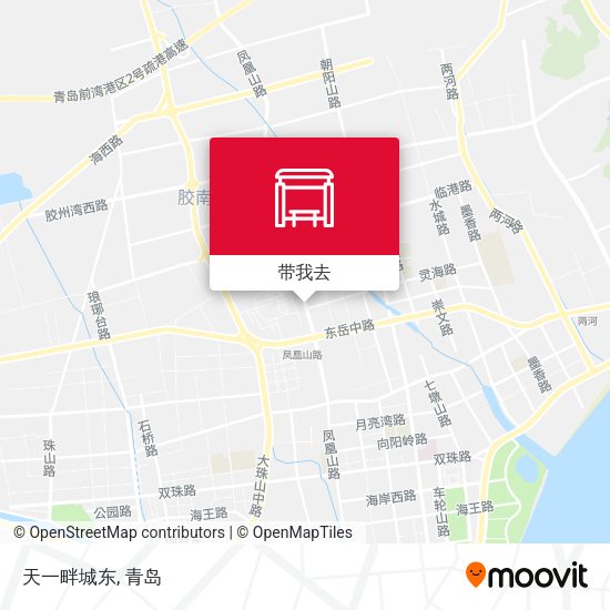 天一畔城东地图