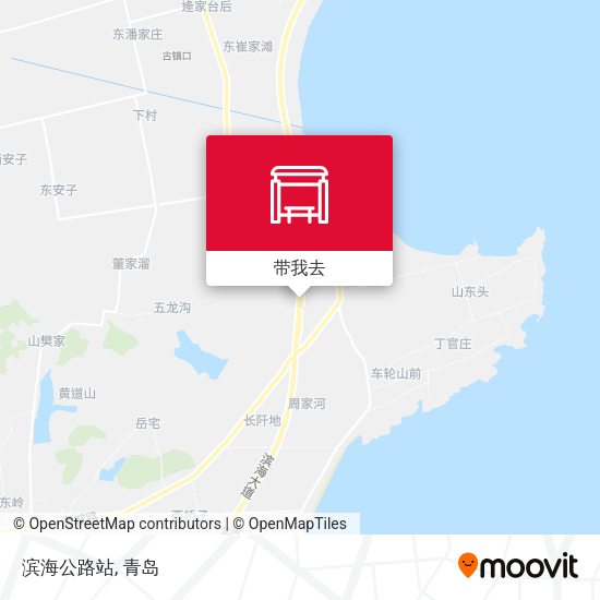 滨海公路站地图