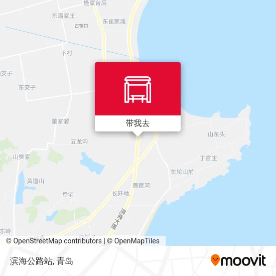 滨海公路站地图