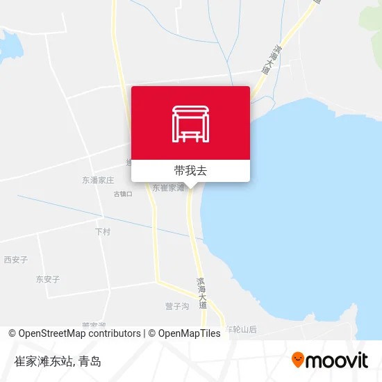 崔家滩东站地图