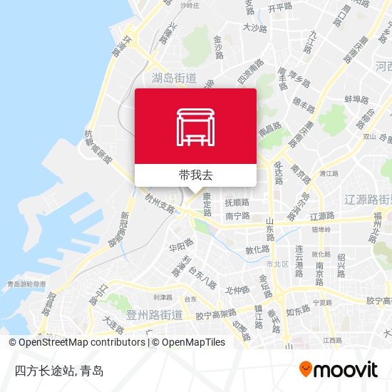 四方长途站地图