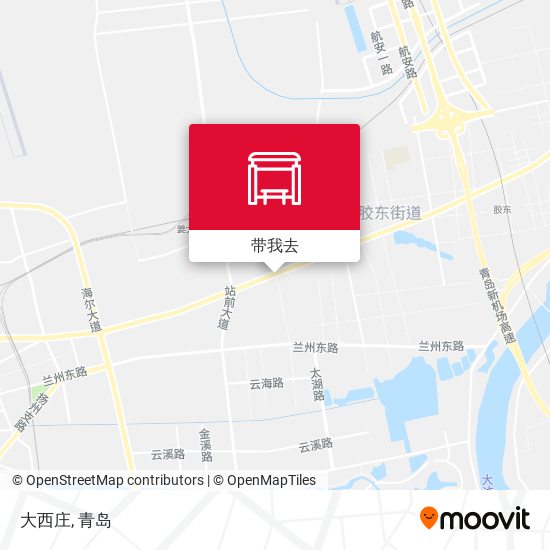 大西庄地图
