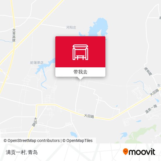 满贡一村地图