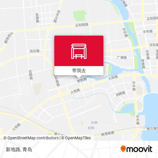 新地路地图