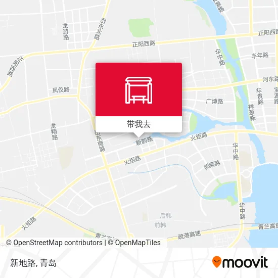 新地路地图