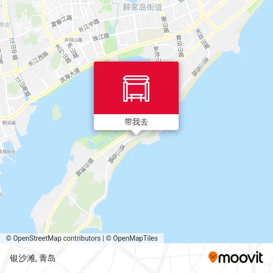 银沙滩地图