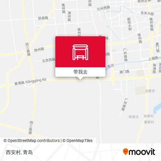 西安村地图
