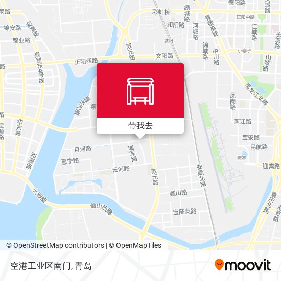 空港工业区南门地图