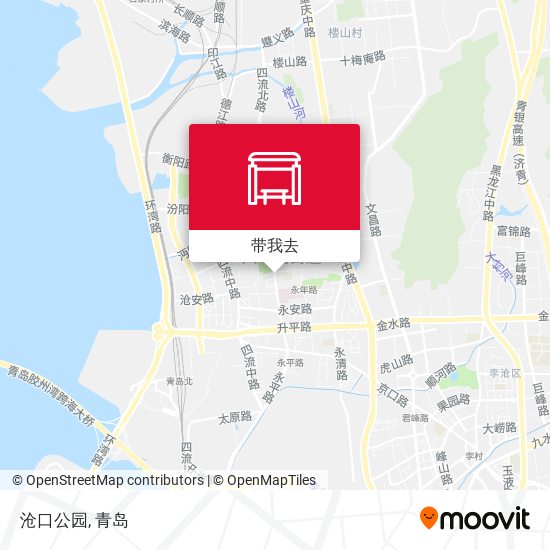 沧口公园地图