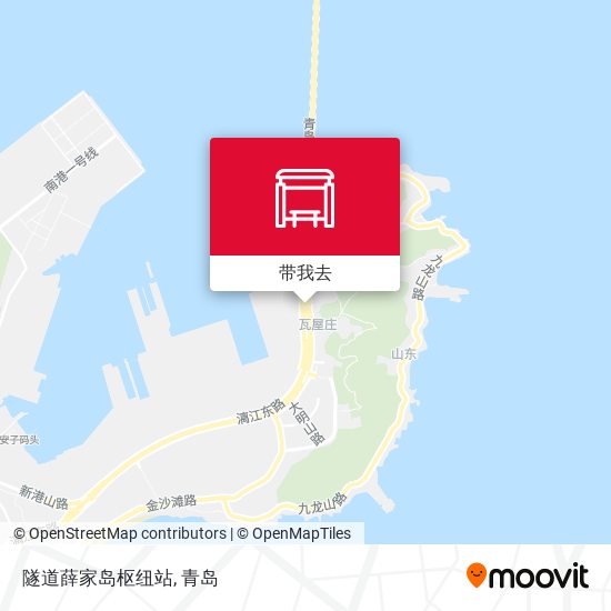 隧道薛家岛枢纽站地图