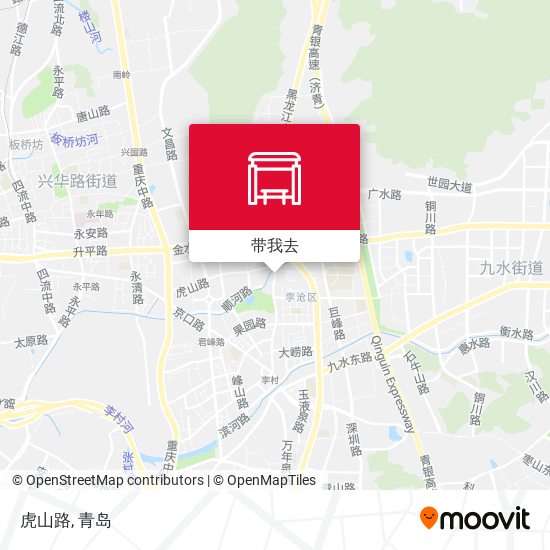 虎山路地图