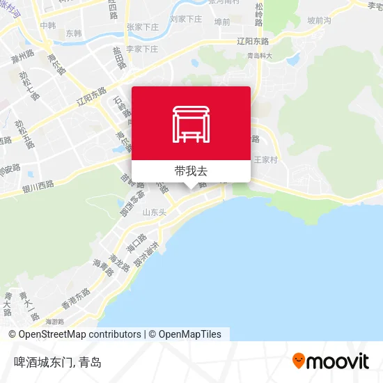 啤酒城东门地图