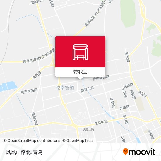 凤凰山路北地图