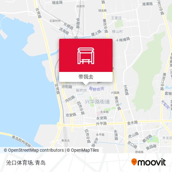 沧口体育场地图