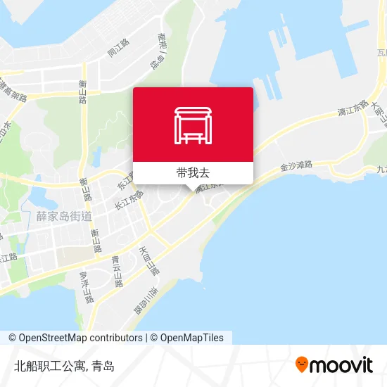 北船职工公寓地图