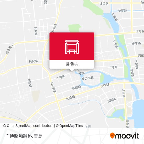 广博路和融路地图