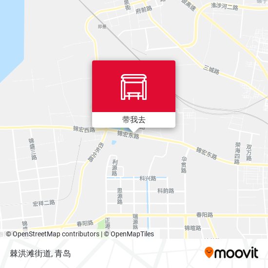 棘洪滩街道地图
