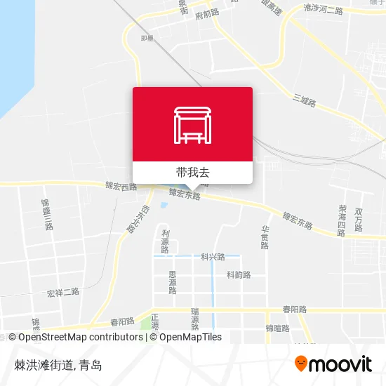 棘洪滩街道地图