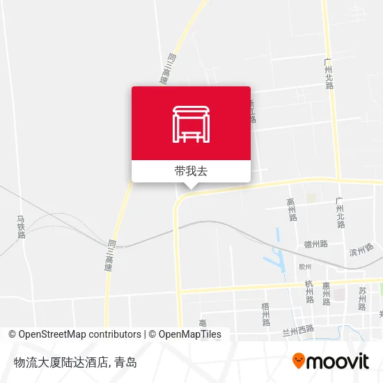 物流大厦陆达酒店地图
