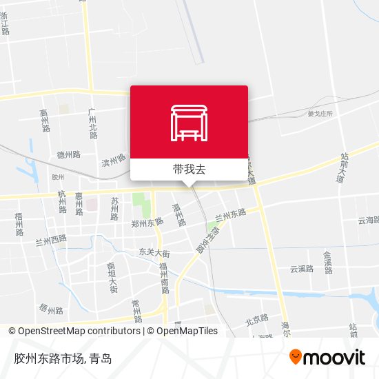 胶州东路市场地图