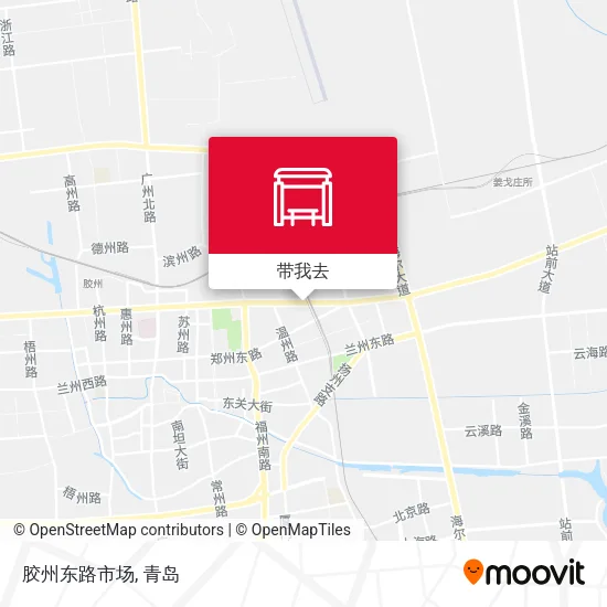 胶州东路市场地图