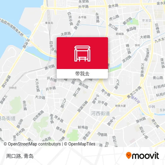 周口路地图