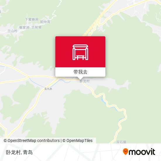 卧龙村地图