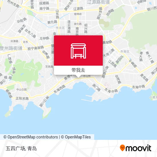 五四广场地图