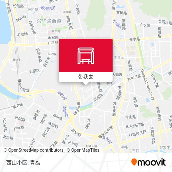 西山小区地图