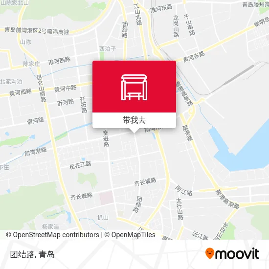 团结路地图