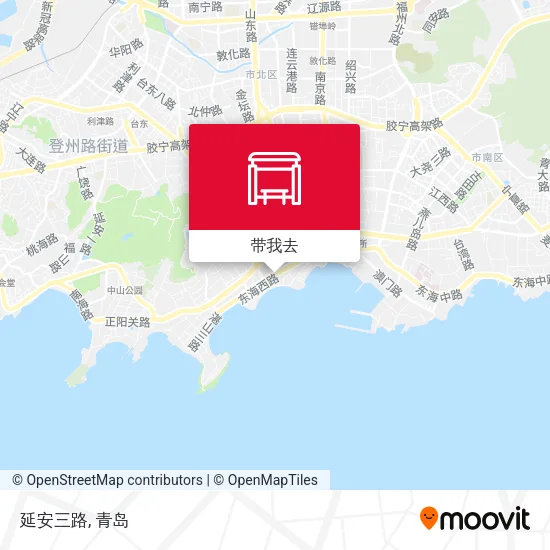 延安三路地图