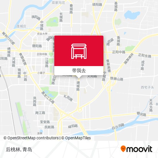 后桃林地图