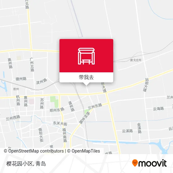 樱花园小区地图