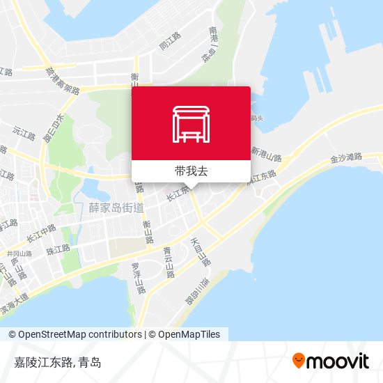 嘉陵江东路地图